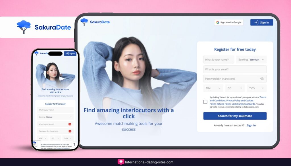 SakuraDate - Strong Connections With Asian Girls